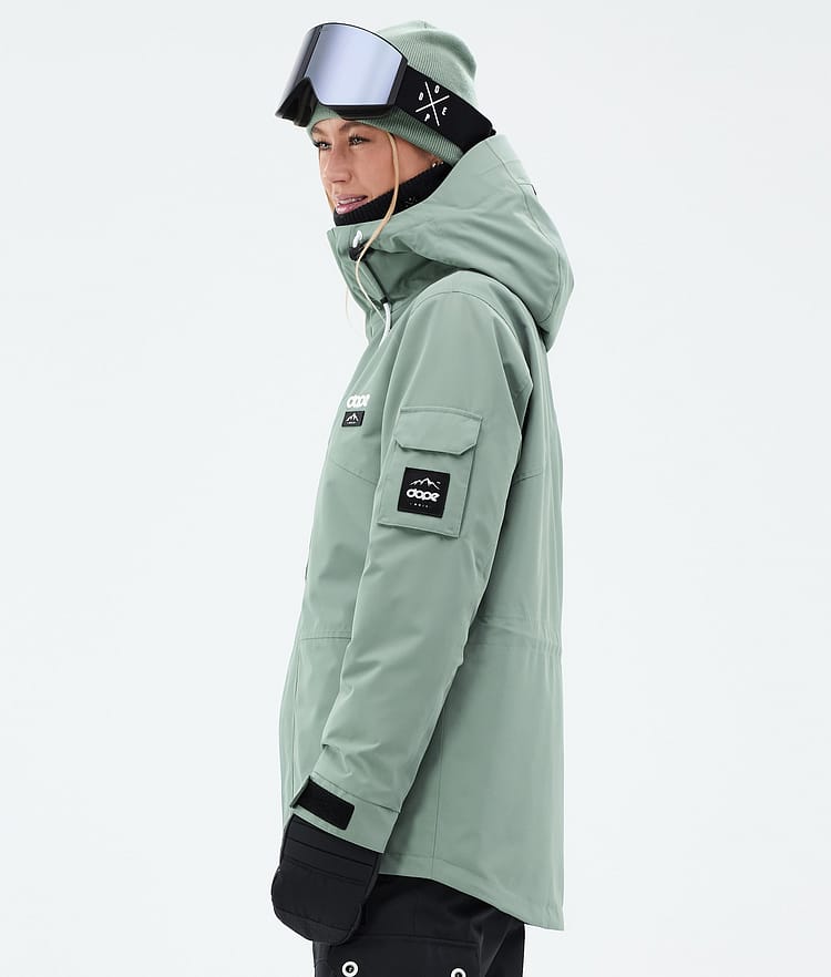 Dope Adept W Skijacke Damen Faded Green, Bild 5 von 9
