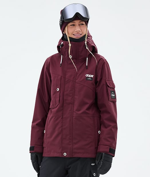Dope Adept W Snowboardjacke Damen Burgundy
