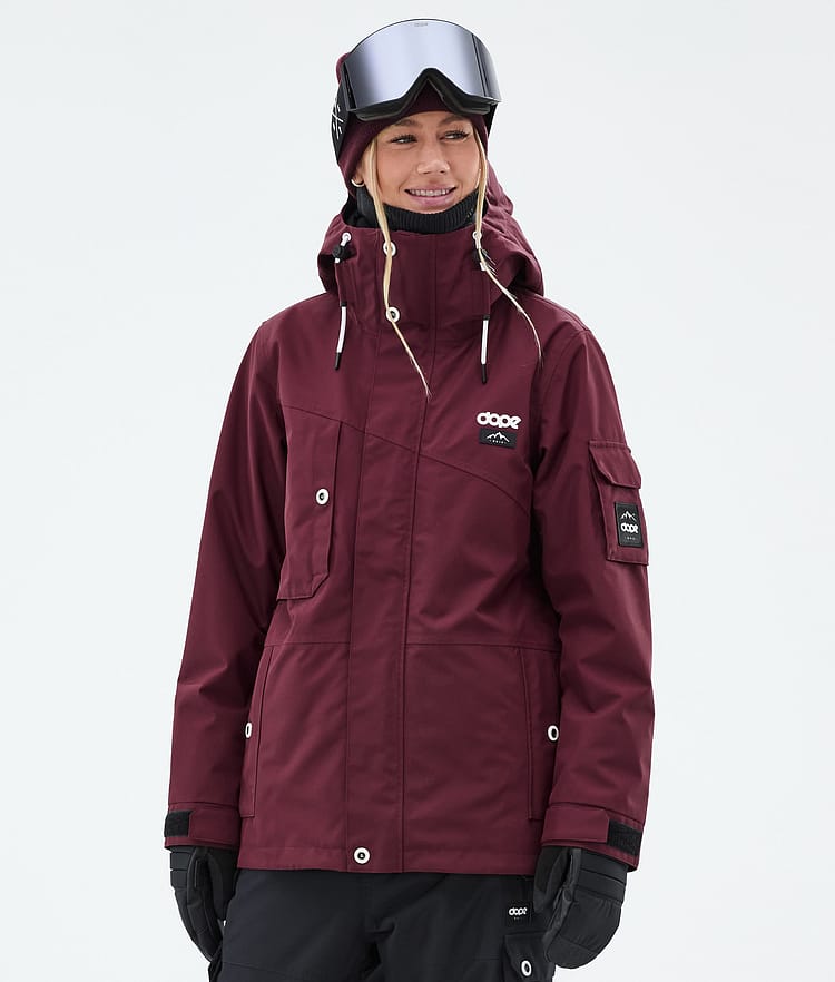 Dope Adept W Snowboardjacke Damen Burgundy, Bild 1 von 9