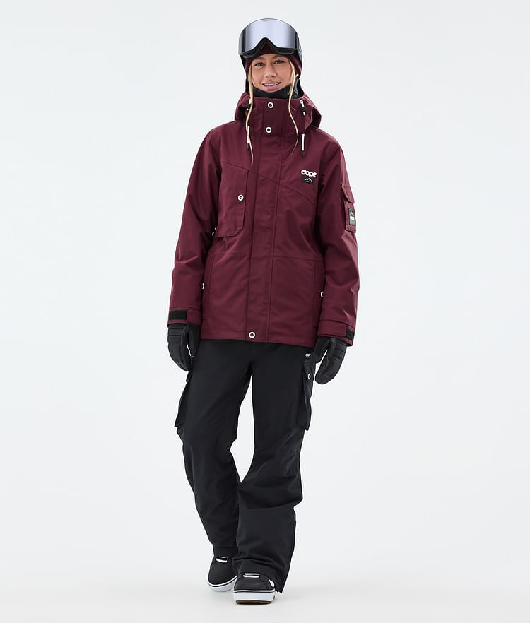 Dope Adept W Snowboardjacke Damen Burgundy Renewed, Bild 2 von 9