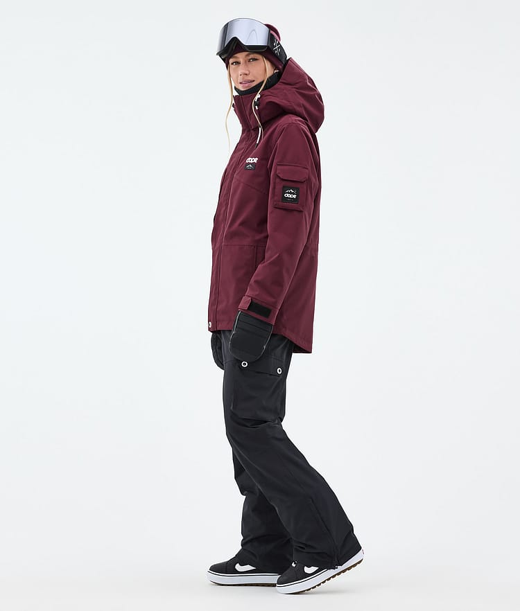 Dope Adept W Snowboardjacke Damen Burgundy, Bild 3 von 9