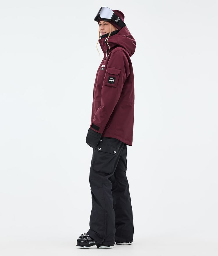 Dope Adept W Skijacke Damen Burgundy, Bild 3 von 9
