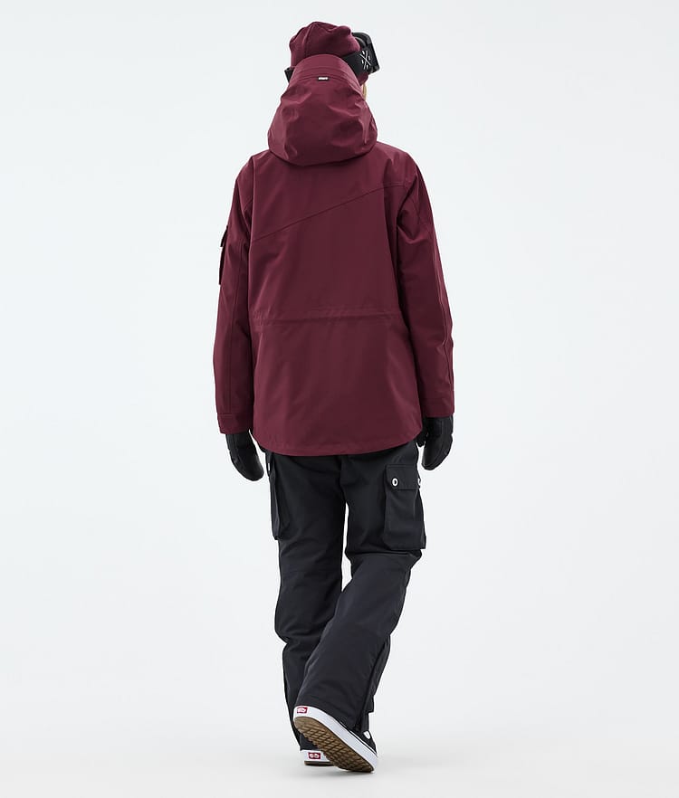 Dope Adept W Snowboardjacke Damen Burgundy, Bild 4 von 9
