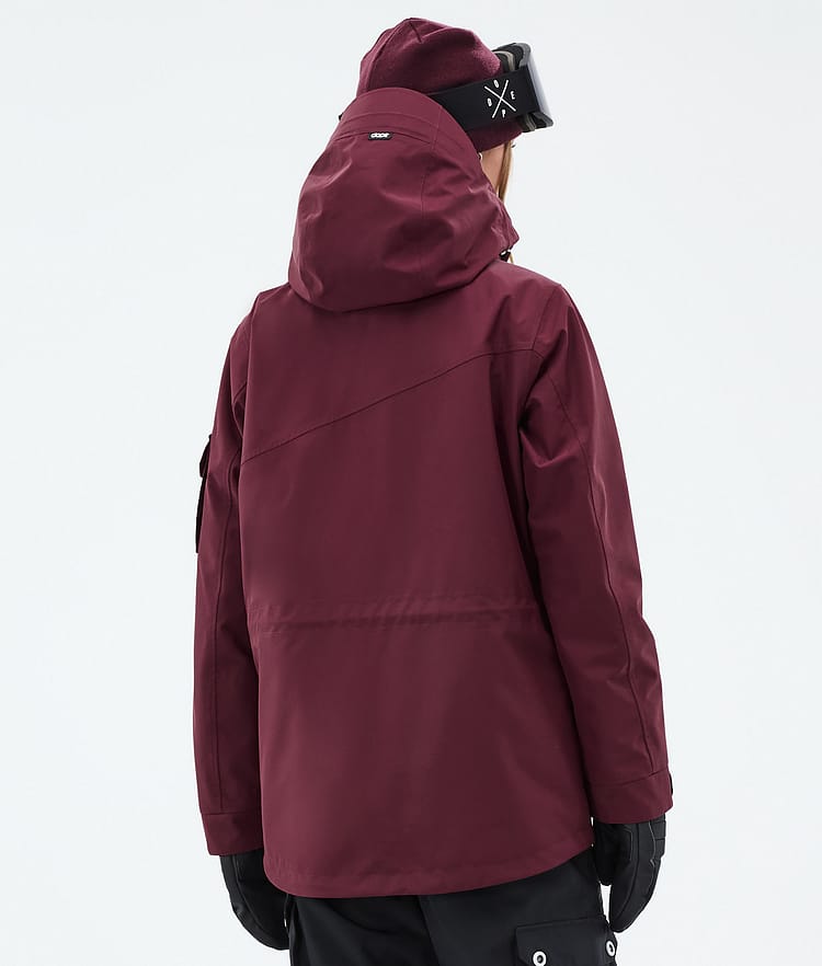 Dope Adept W Snowboardjacke Damen Burgundy, Bild 6 von 9
