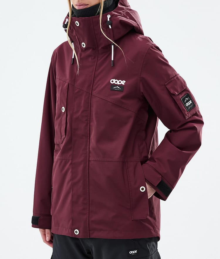 Dope Adept W Snowboardjacke Damen Burgundy, Bild 7 von 9