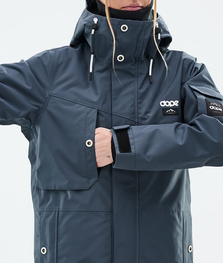 Dope Adept W Skijacke Damen Metal Blue, Bild 8 von 9