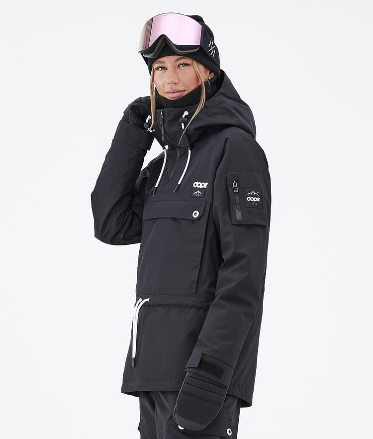 Dope Annok W Snowboardjacke Damen Black Renewed, Bild 6 von 9