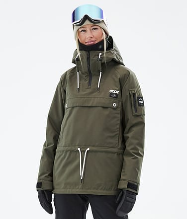 Dope Annok W Snowboardjacke Damen Olive Green