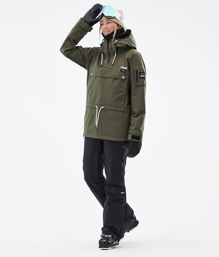 Dope Annok W Skijacke Damen Olive Green, Bild 3 von 9