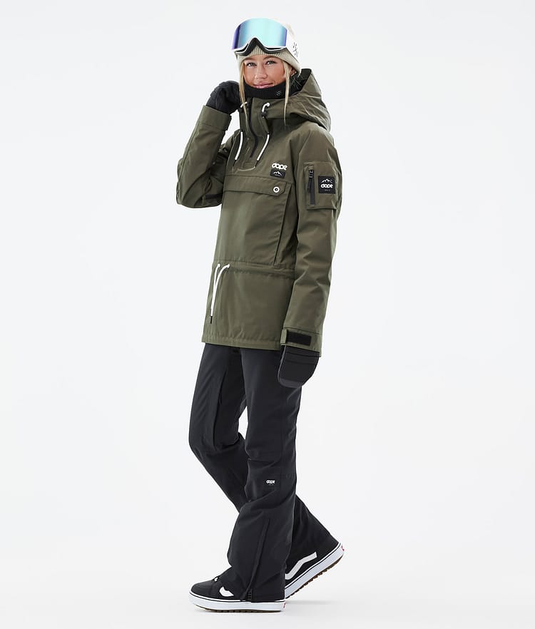 Dope Annok W Snowboardjacke Damen Olive Green, Bild 4 von 9