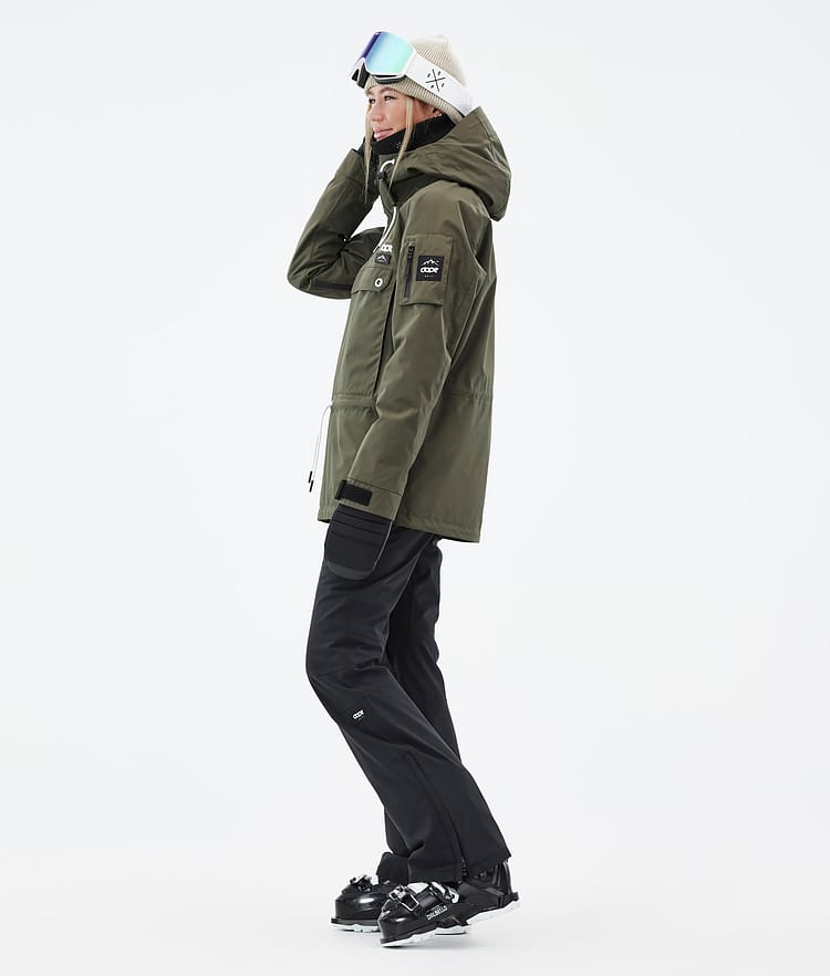 Dope Annok W Skijacke Damen Olive Green, Bild 4 von 9