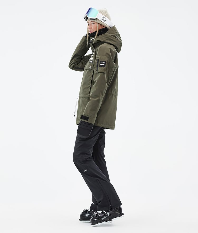 Dope Annok W Skijacke Damen Olive Green