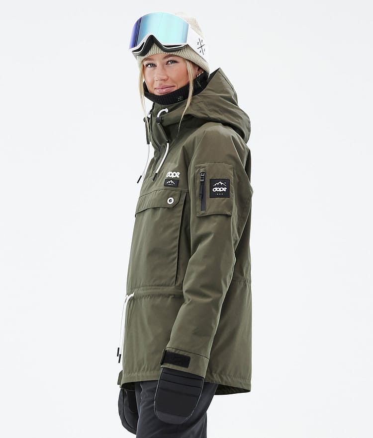 Dope Annok W Snowboardjacke Damen Olive Green, Bild 6 von 9
