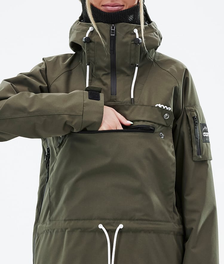 Dope Annok W Snowboardjacke Damen Olive Green, Bild 9 von 9