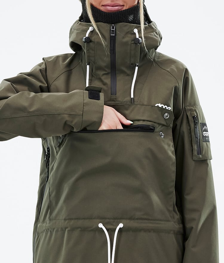 Dope Annok W Skijacke Damen Olive Green