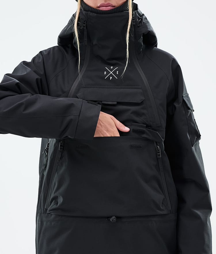 Dope Akin W Skijacke Damen Black, Bild 8 von 9