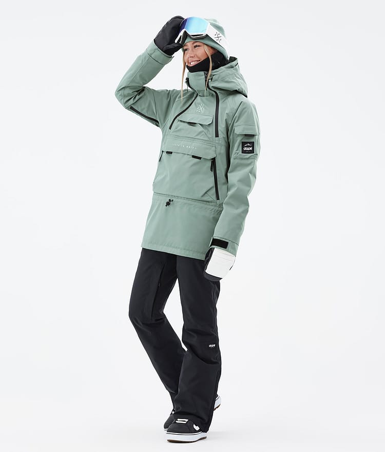 Dope Akin W Snowboardjacke Damen Faded Green Renewed, Bild 3 von 8