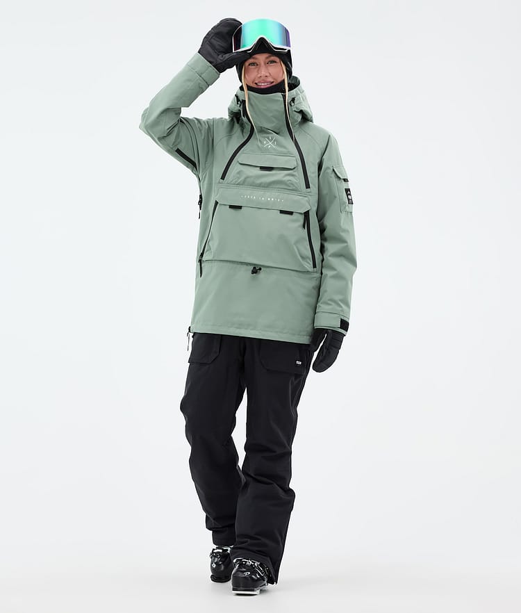 Dope Akin W Skijacke Damen Faded Green, Bild 2 von 9