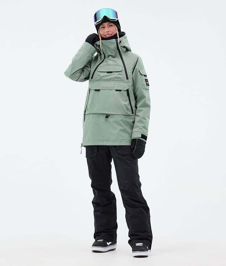 Dope Akin W Snowboardjacke Damen Faded Green Renewed, Bild 3 von 10
