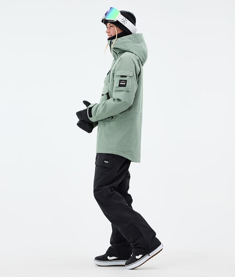 Dope Akin W Snowboardjacke Damen Faded Green Renewed, Bild 4 von 10
