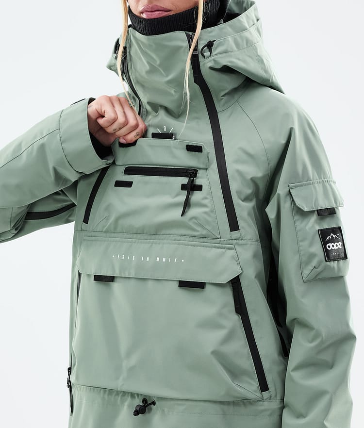 Dope Akin W Snowboardjacke Damen Faded Green Renewed, Bild 10 von 10