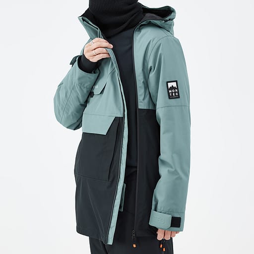 Asymmetrischer Frontreißverschluss mit innenliegender Schutzleiste Hauptdetailproduktbild,