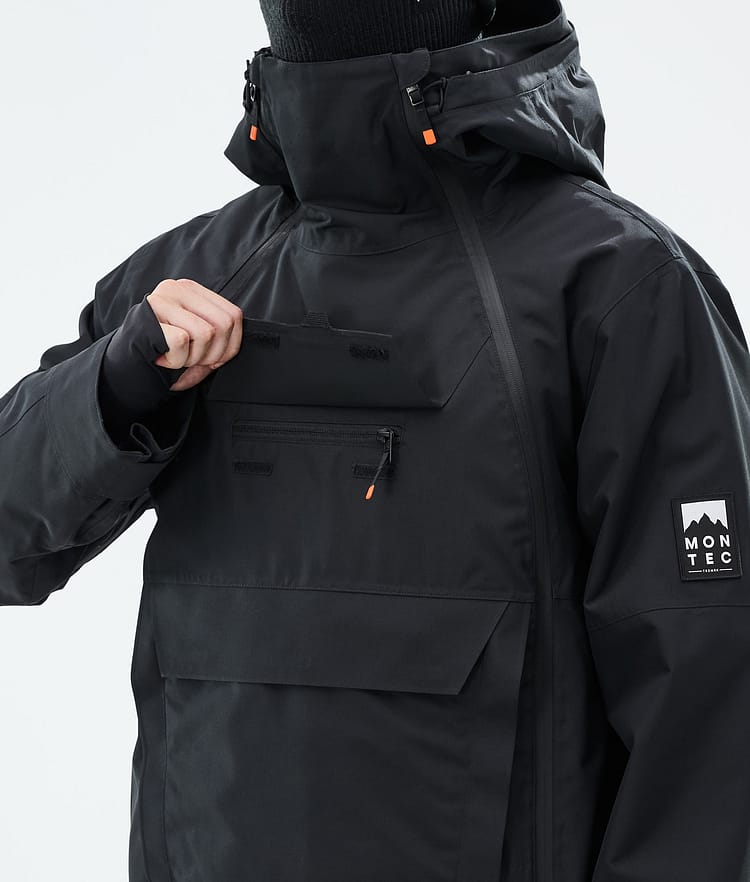 Montec Doom Snowboardjacke Herren Black Renewed, Bild 10 von 11