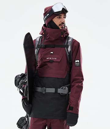 Montec Doom Snowboardjacke Burgundy/Black