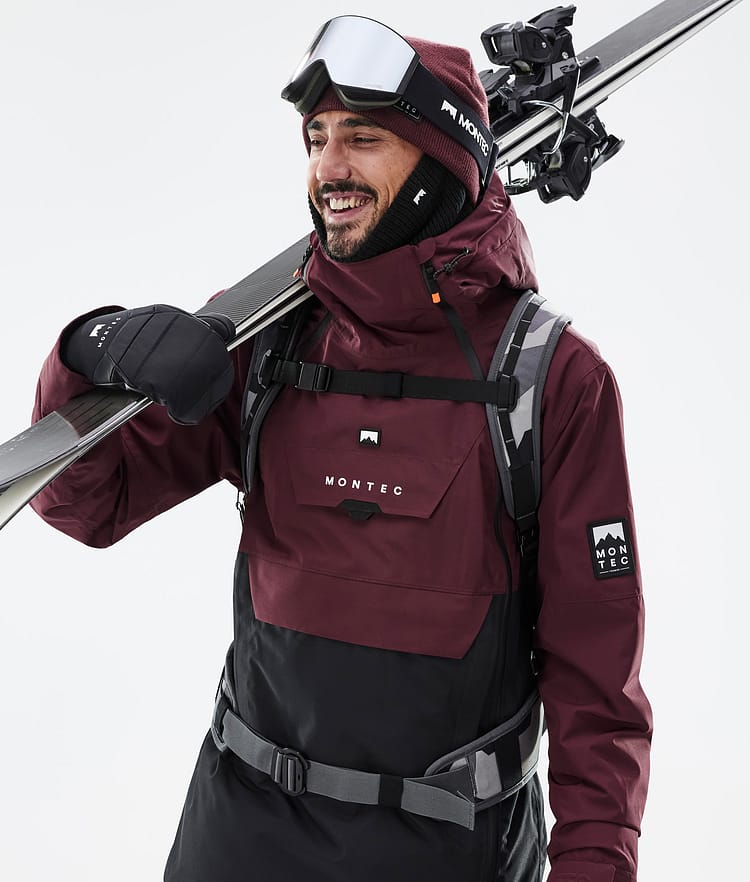 Montec Doom Skijacke Herren Burgundy/Black