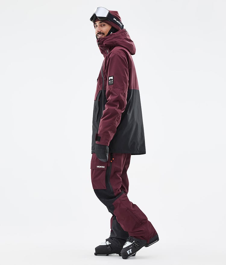 Montec Doom Skijacke Herren Burgundy/Black