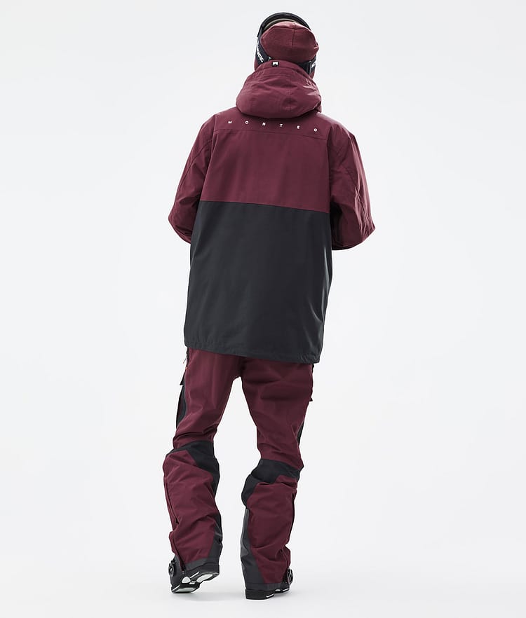 Montec Doom Skijacke Herren Burgundy/Black