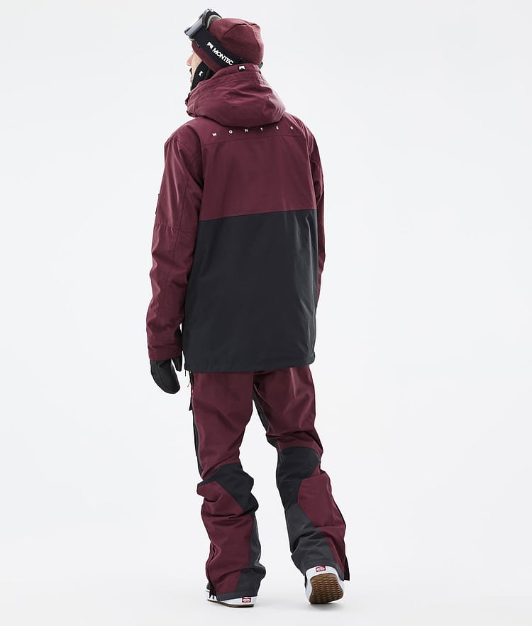 Montec Doom Snowboardjacke Herren Burgundy/Black