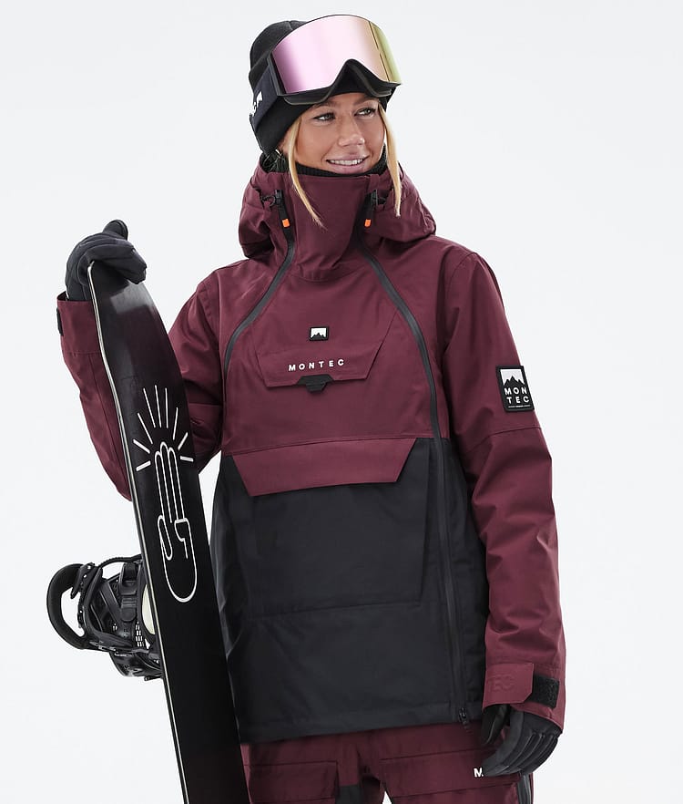 Montec Doom W Snowboardjacke Damen Burgundy/Black