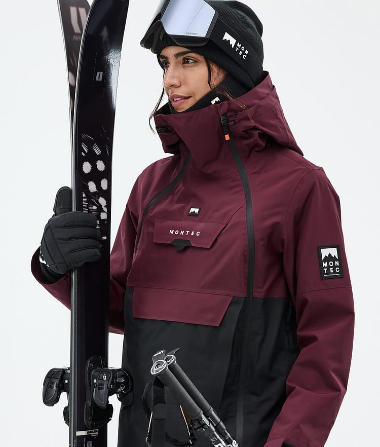 Montec Doom W Skijacke Damen Burgundy/Black, Bild 2 von 11