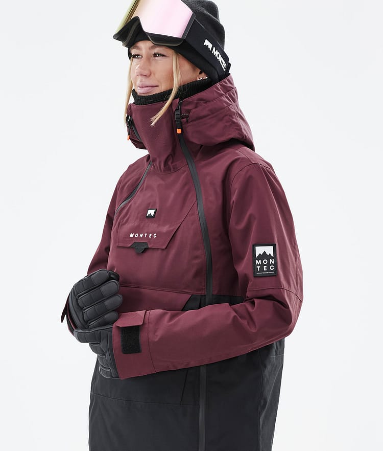 Montec Doom W Snowboardjacke Damen Burgundy/Black