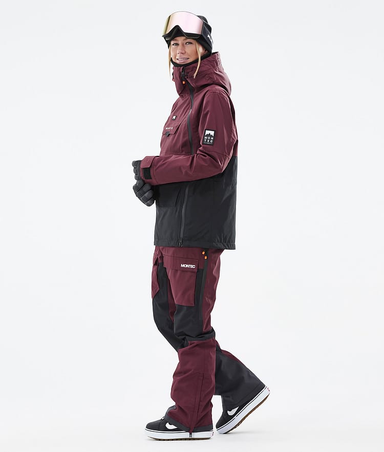 Montec Doom W Snowboardjacke Damen Burgundy/Black Renewed, Bild 4 von 11
