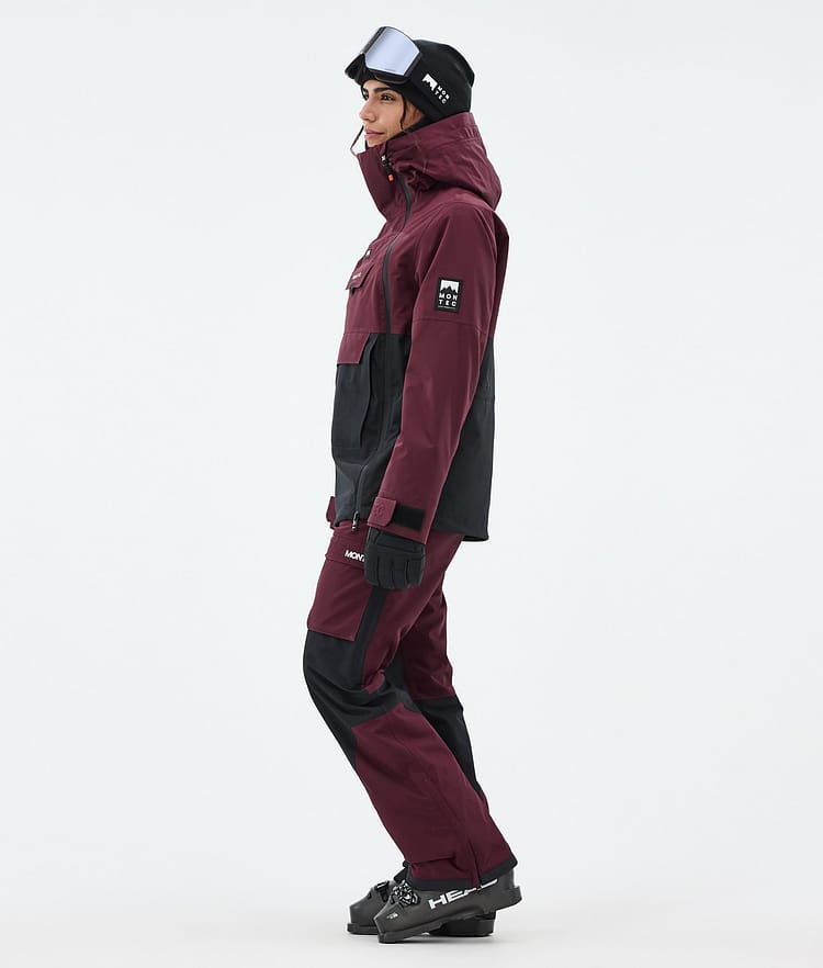 Montec Doom W Skijacke Damen Burgundy/Black, Bild 4 von 11