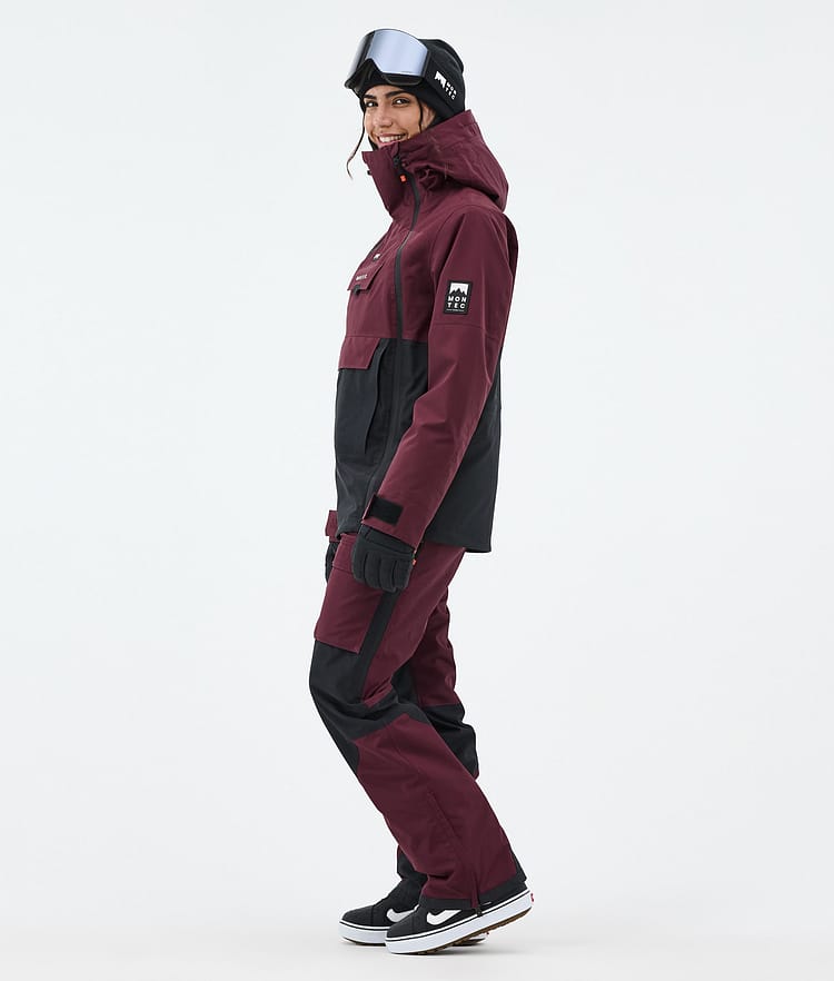 Montec Doom W Snowboardjacke Damen Burgundy/Black, Bild 4 von 11