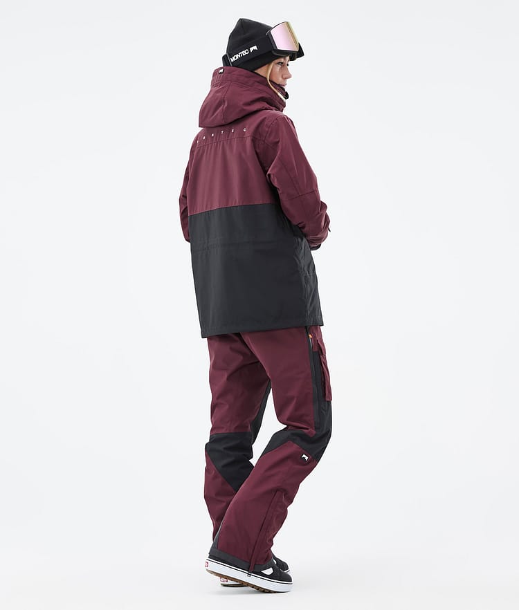 Montec Doom W Snowboardjacke Damen Burgundy/Black