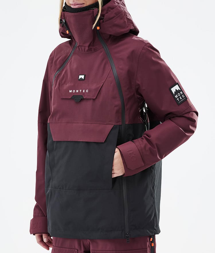 Montec Doom W Snowboardjacke Damen Burgundy/Black