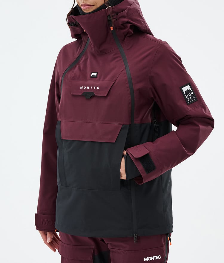 Montec Doom W Skijacke Damen Burgundy/Black, Bild 8 von 11