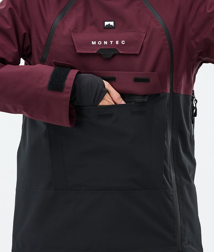 Montec Doom W Snowboardjacke Damen Burgundy/Black, Bild 9 von 11
