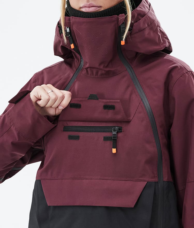 Montec Doom W Snowboardjacke Damen Burgundy/Black