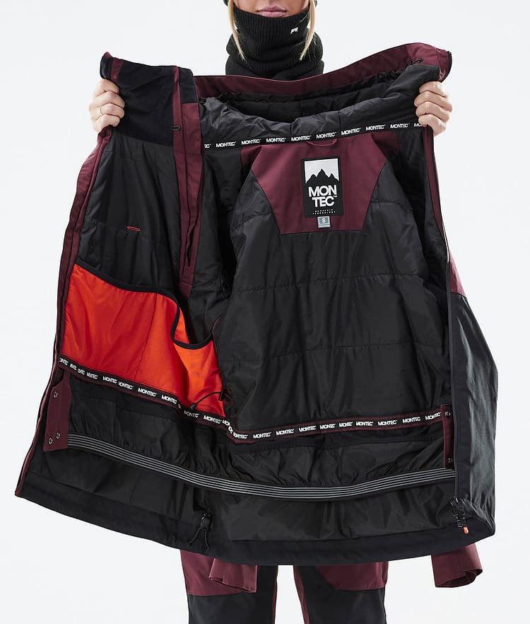 Montec Doom W Snowboardjacke Damen Burgundy/Black