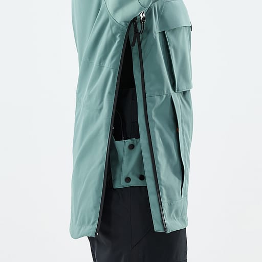 Seitlicher Reißverschluss mit innenliegender Schutzleiste Hauptdetailproduktbild,