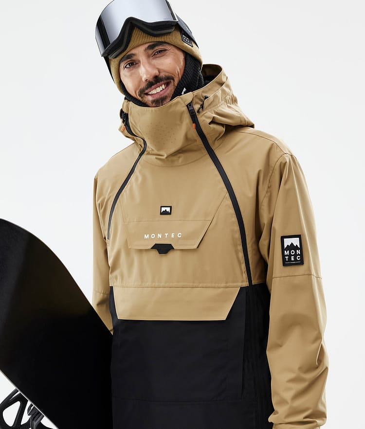 Montec Doom Snowboardjacke Herren Gold/Black