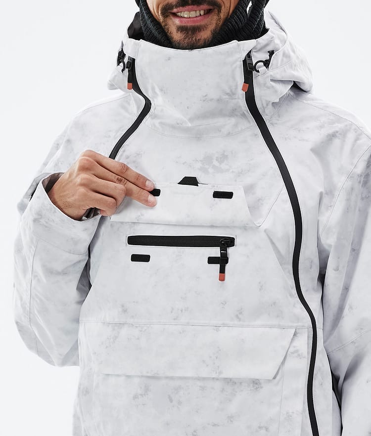 Montec Doom Snowboardjacke Herren White Tiedye