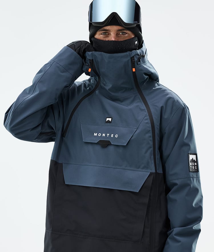 Montec Doom Snowboardjacke Herren Metal Blue/Black Renewed, Bild 2 von 11