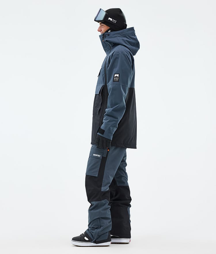 Montec Doom Snowboardjacke Herren Metal Blue/Black Renewed, Bild 4 von 11