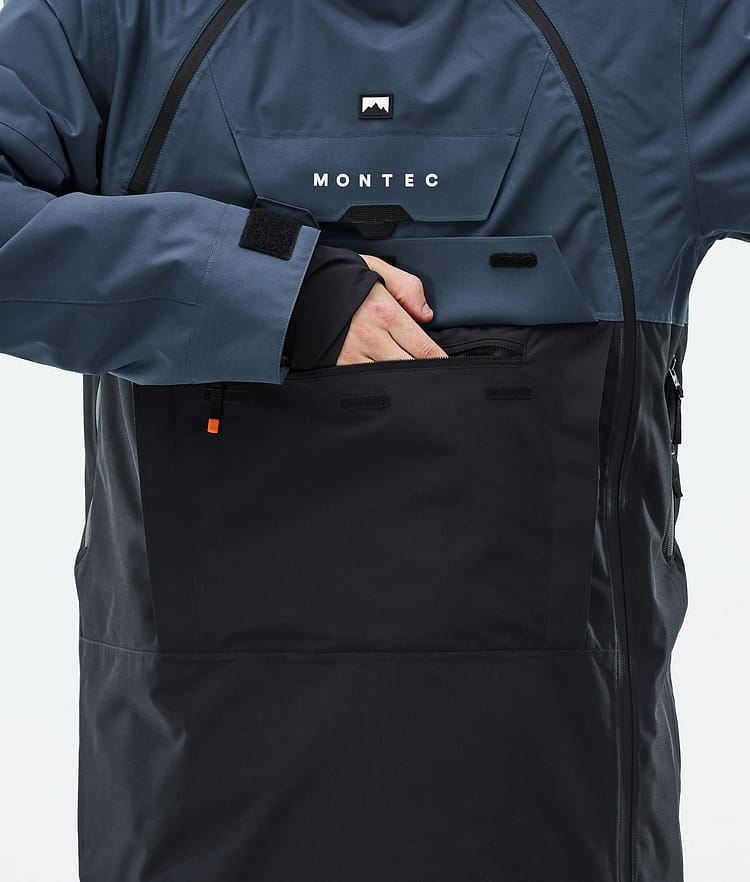 Montec Doom Snowboardjacke Herren Metal Blue/Black Renewed, Bild 9 von 11